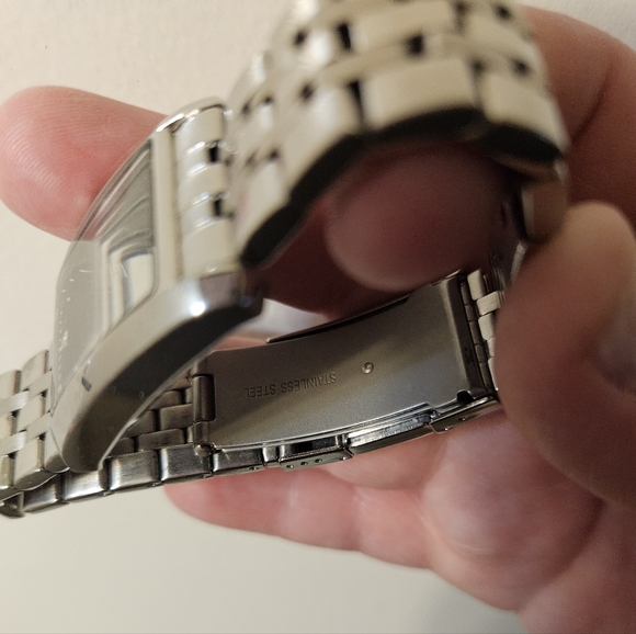 Bulova Silver Rectangular Watch - Picture 3 of 3